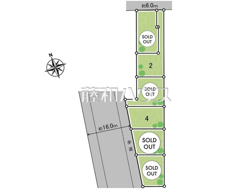 区画図　【小平市上水新町１丁目】