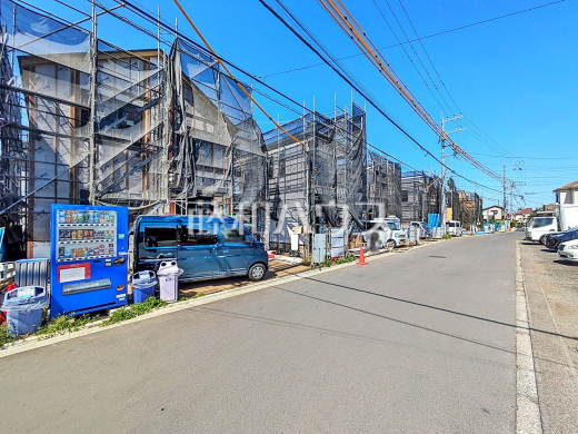 接道状況および現場風景　【武蔵村山市大南１丁目】
