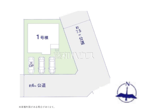 全体区画図　【福岡市早良区野芥６丁目】