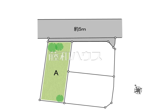 全体区画図　【八王子市元本郷町４丁目】