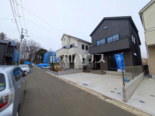 接道状況および現場風景　【三鷹市北野３丁目】
