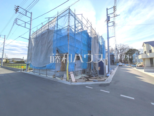 接道状況および現場風景　【三鷹市北野３丁目】