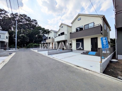 接道状況および現場風景　【三鷹市北野３丁目】
