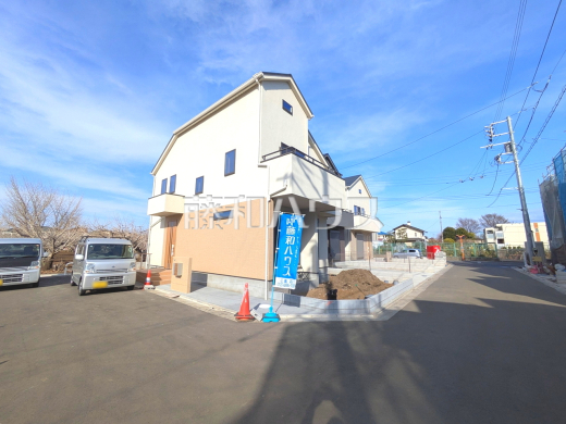 接道状況および現場風景　【三鷹市北野３丁目】