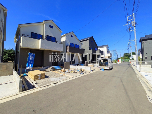 接道状況および現場風景　【三鷹市北野３丁目】