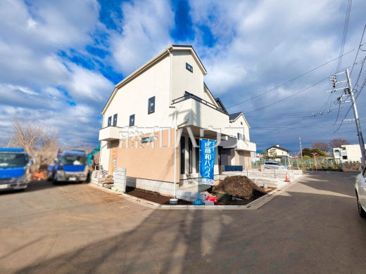 接道状況および現場風景　【三鷹市北野３丁目】