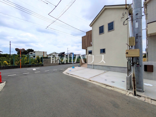 接道状況および現場風景　【三鷹市北野３丁目】