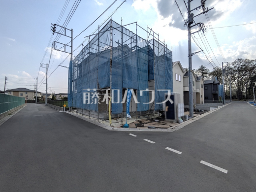 接道状況および現場風景　【三鷹市北野３丁目】