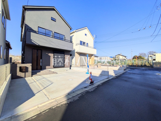 接道状況および現場風景　【三鷹市北野３丁目】