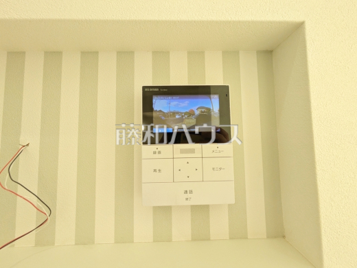 A号棟　TVモニター付きインターホン　【練馬区大泉町２丁目】　防犯に役立つTVモニター付きインターホン