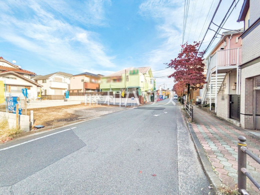 接道状況および現場風景　【国立市富士見台１丁目】