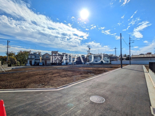 接道状況および現場風景　【立川市砂川町４丁目】