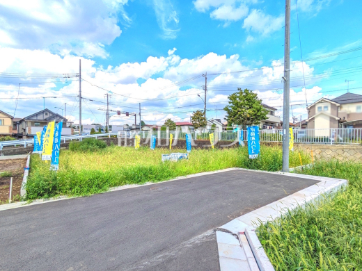 接道状況および現場風景　【昭島市中神町２丁目】