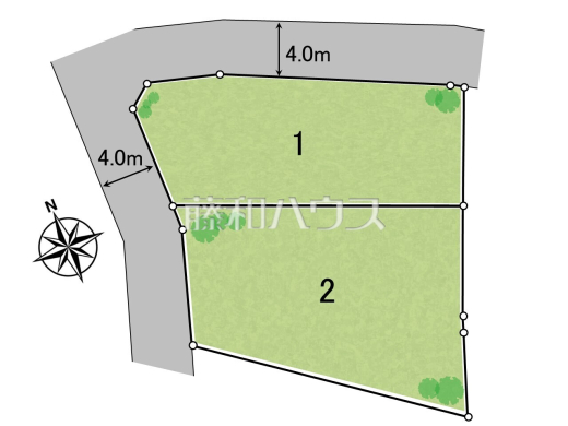 全体区画図　【八王子市小宮町】