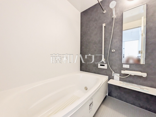 2号棟　洗面室　【八王子市小宮町】
洗面室・浴室・キッチンがコンパクトにまとまっているので、効率よく家事ができます。