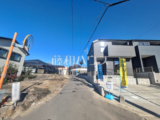 接道状況および現場風景　【春日井市田楽町】