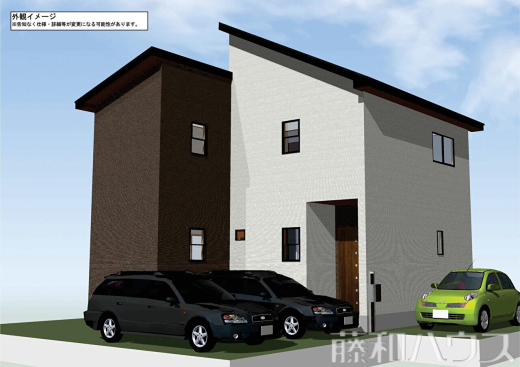 4号棟　完成予想図（外観）　【小牧市中央３丁目】