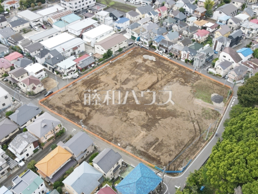 ≪航空写真≫調布市佐須町に全35棟の大型開発分譲地が誕生☆ フリースタイル分譲地で、個性あふれる住まいを実現いたしませんか？ 　【調布市佐須町５丁目】