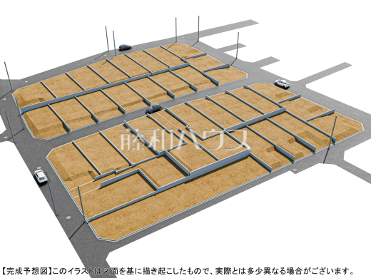 造成完了予想図　【調布市佐須町５丁目】