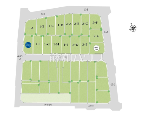 全体区画図　【調布市佐須町５丁目】
