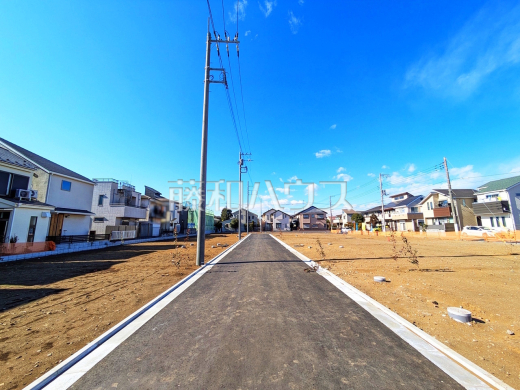 接道状況および現場風景　【国立市東３丁目】