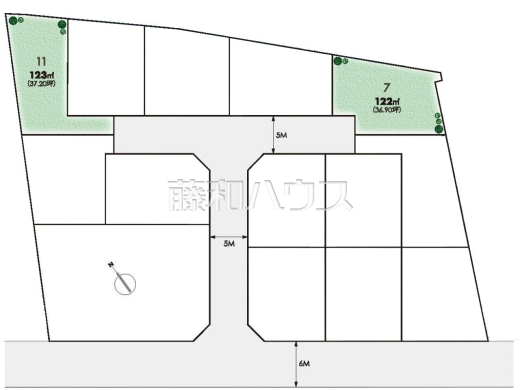 全体区画図　【国立市谷保】