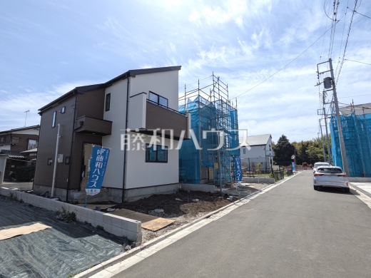 接道状況および現場風景　【三鷹市大沢２丁目】