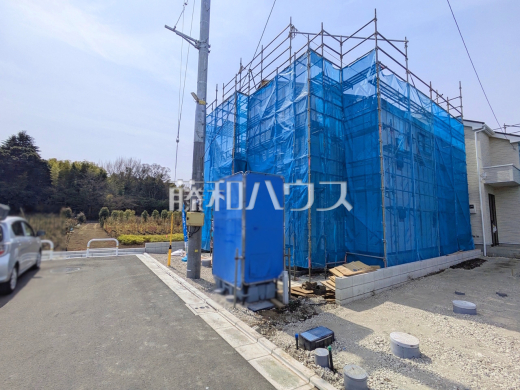 接道状況および現場風景　【三鷹市大沢２丁目】