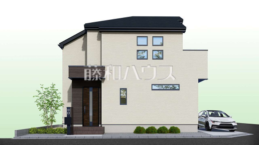 5号棟　完成予想図（外観）　【三鷹市大沢２丁目】