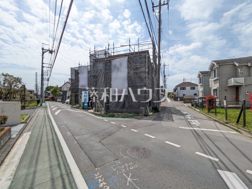 接道状況および現場風景　【立川市若葉町１丁目】