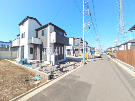 接道状況および現場風景　【小平市小川町１丁目】