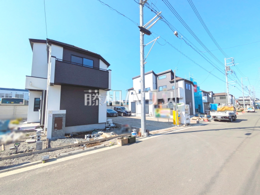 接道状況および現場風景　【小平市小川町１丁目】