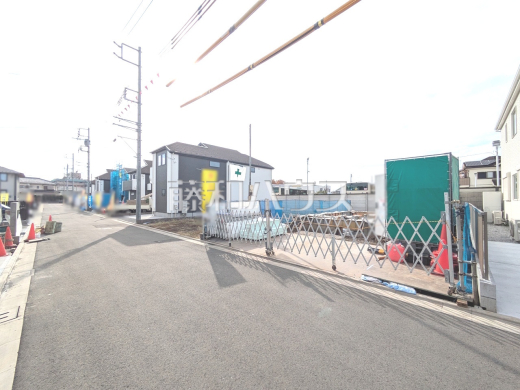 接道状況および現場風景　【小平市小川町１丁目】