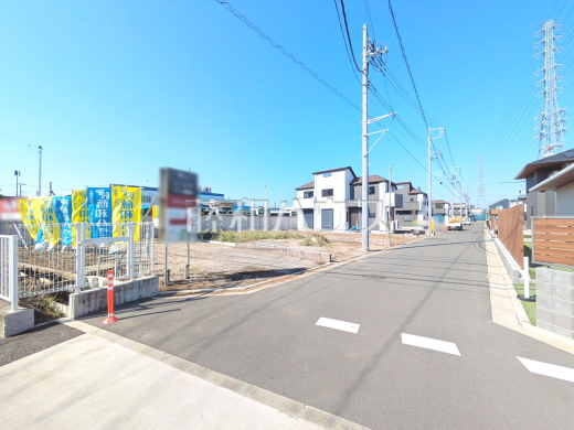接道状況および現場風景　【小平市小川町１丁目】