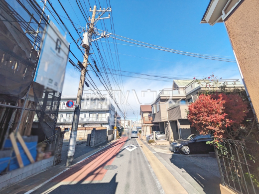 接道状況および現場風景　【八王子市子安町３丁目】