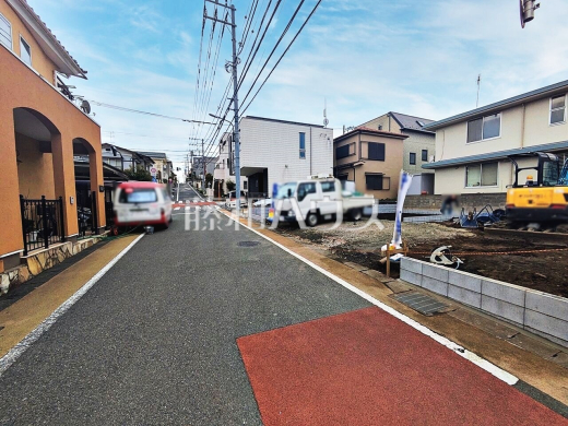 接道状況および現場風景　【八王子市子安町３丁目】