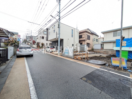 接道状況および現場風景　【八王子市子安町３丁目】