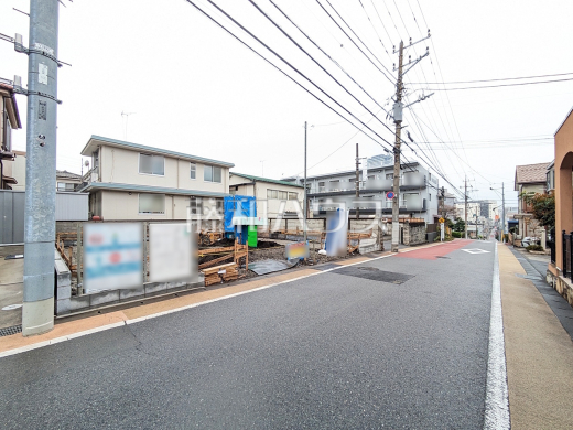 接道状況および現場風景　【八王子市子安町３丁目】