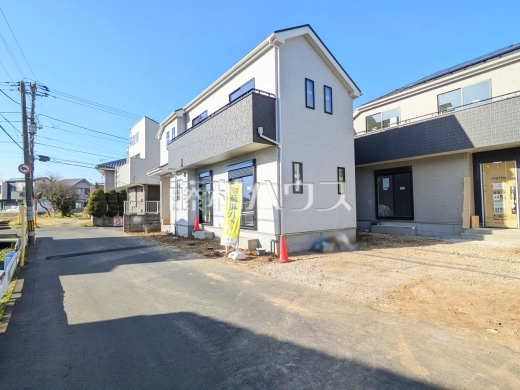 接道状況および現場風景　【日野市落川】