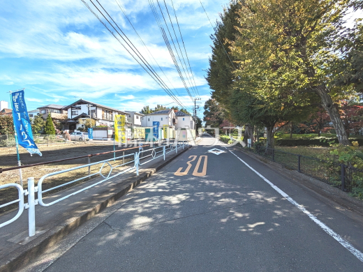 接道状況および現場風景　【立川市幸町５丁目】
