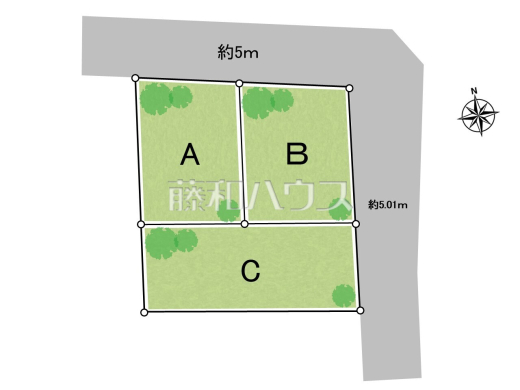 全体区画図　【立川市柴崎町１丁目】