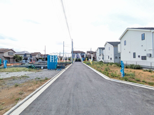 接道状況および現場風景　【立川市若葉町２丁目】