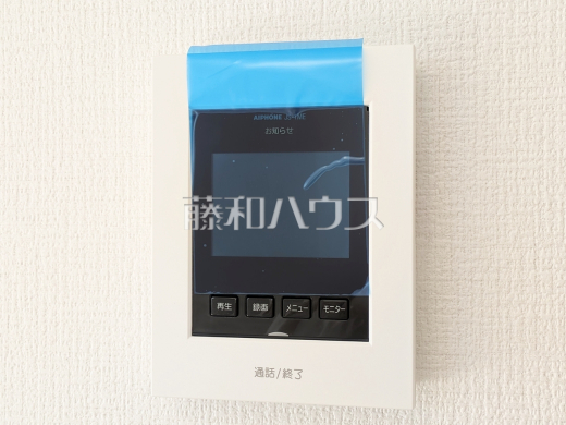 3号棟　TVモニター付きインターホン　【和光市白子３丁目】　訪問者がひと目でわかるTVモニター付インターフォン
