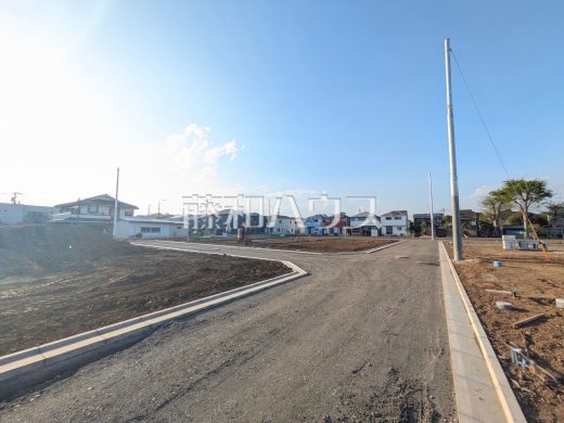 接道状況および現場風景　【日野市大字上田】