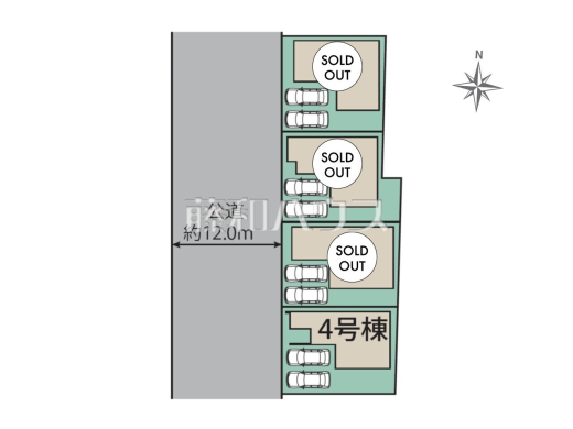全体区画図　【春日井市西高山町２丁目】