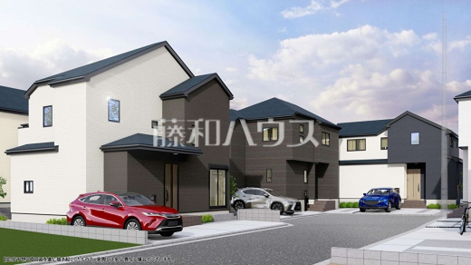 完成予想図（外観）　【清瀬市旭が丘１丁目】