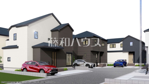 完成予想図（外観）　【清瀬市旭が丘１丁目】