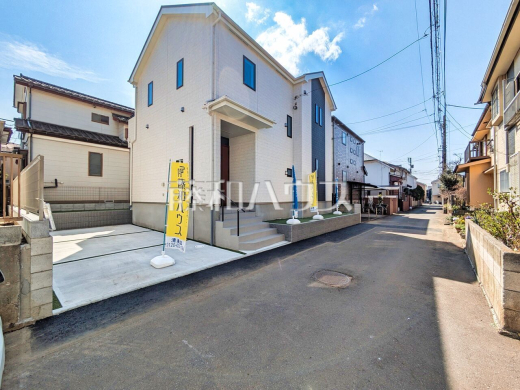 接道状況および現場風景　【清瀬市中里３丁目】