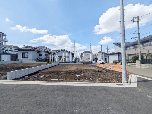 5号地　現地写真　【多摩市連光寺２丁目】建築会社を自由にセレクトできる土地分譲で理想の暮らしを叶えて下さい