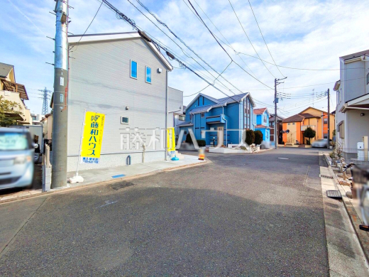 接道状況および現場風景　【西東京市北町３丁目】